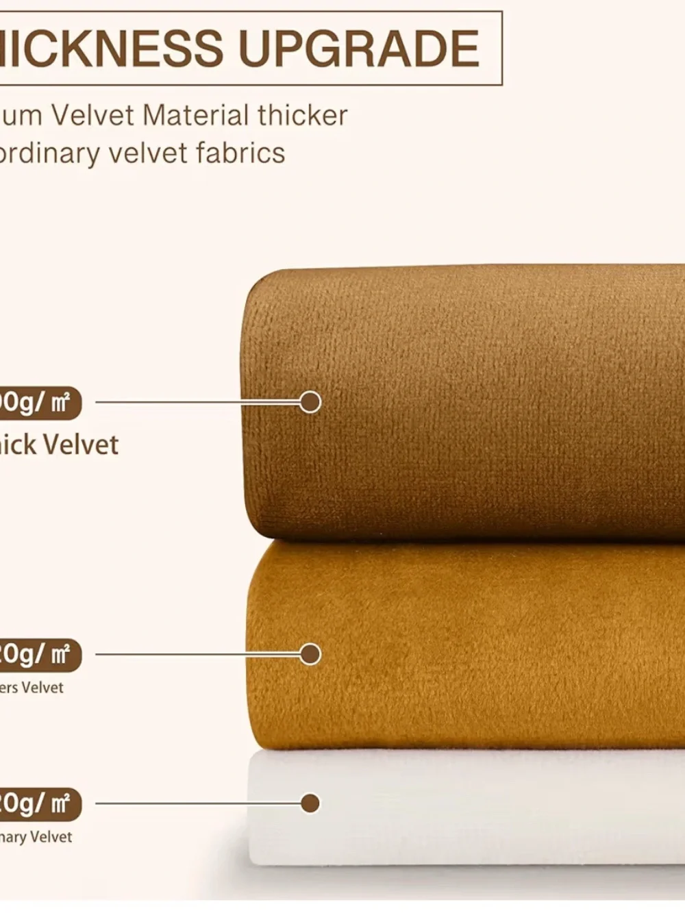 Velvet burnt orange 52 x 63” 2 panel curtains